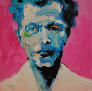 Hearing the Light By Washington, DC Artist Leslie M. Nolan 24" x 24" acrylic on canvas