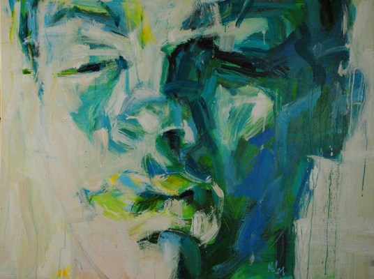 Backward In Time 36"x48" painting on canvas