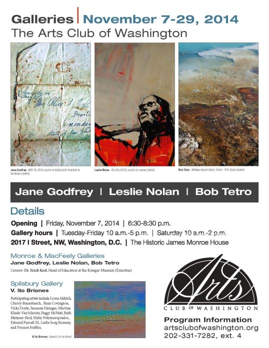 Leslie Nolan at the Arts Club of Washington