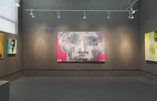 Artist Leslie Nolan's "Beyond the Edge" at The Art League Gallery